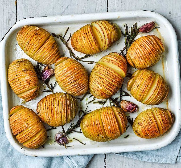 Hasselback batatas