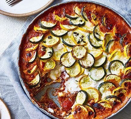 Ratatouille assado e queijo de cabra