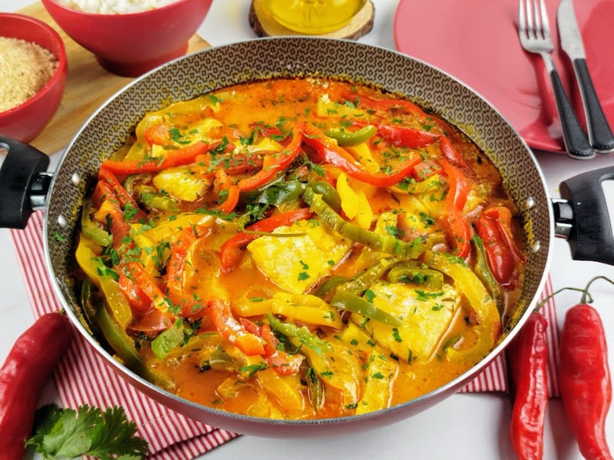 Moqueca de peixe simples