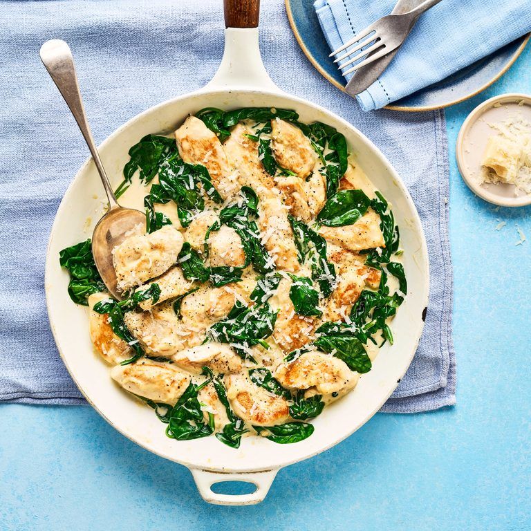 Frango Cremosos com Espinafres