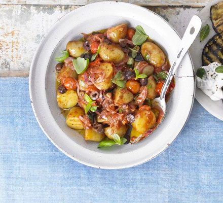 Salada de batatas mediterrânea