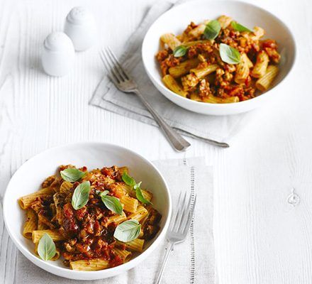 Bolognesa de peru sem gordura
